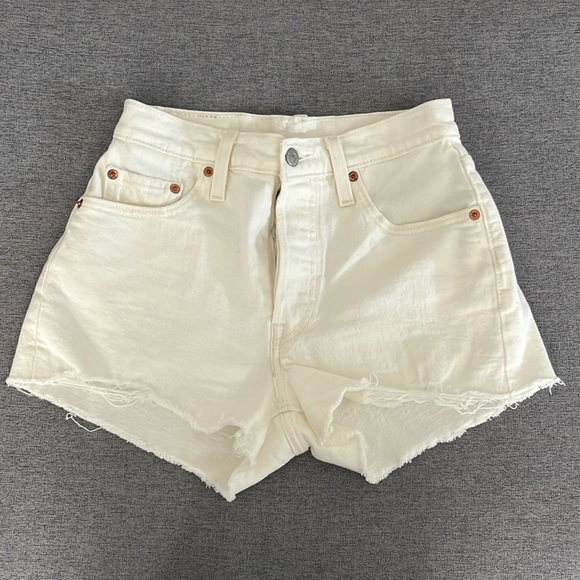 Levi’s 501 shorts white - Picture 1 of 4